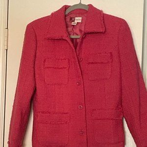 Vintage hot pink blazer